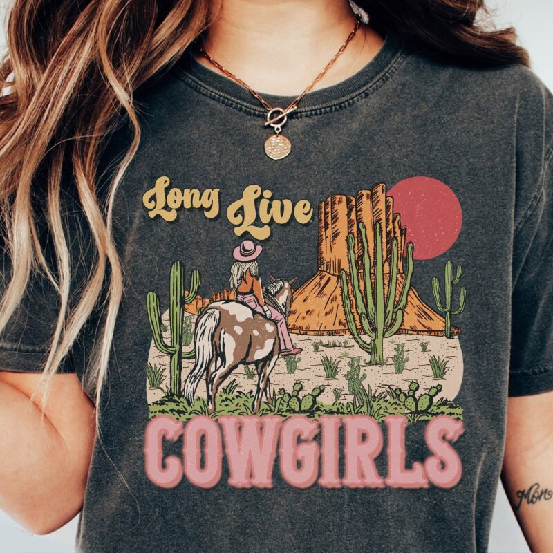 Cowboys SVG Western PNG Long Live the Cowboys Retro 