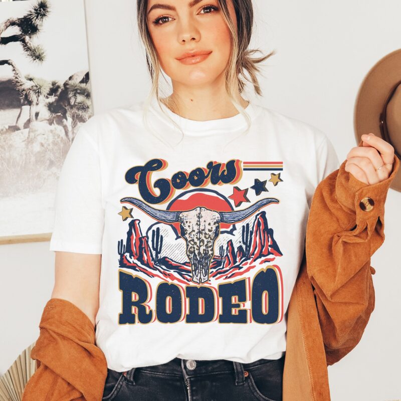 Western t-shirt design, retro country shirt design, cowboy t-shirt design, cowgirl shirt design