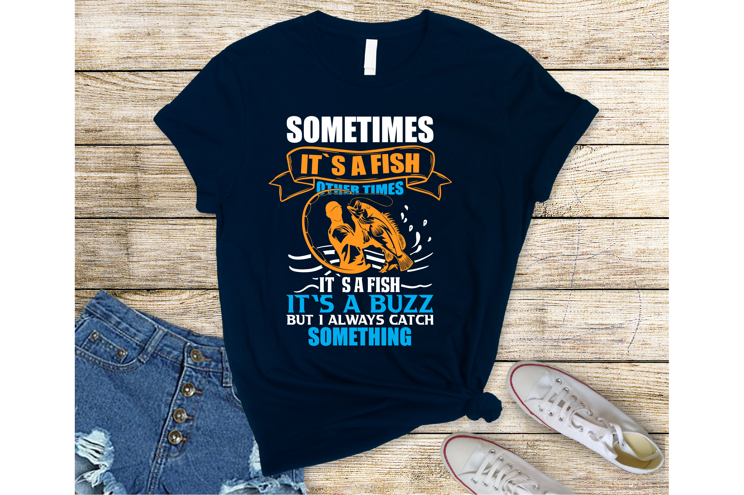 Sometimes It's A Fish Other Times It's A Buzz Vintage T-shirt, Funny  Fishing Shirt, Fishing Lover Shirt, Gift Tee for You and Your Family 
