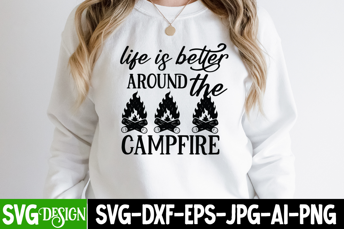 Life is an Adventure T-Shirt Design ,Camping SVG Bundle, Camping Crew ...