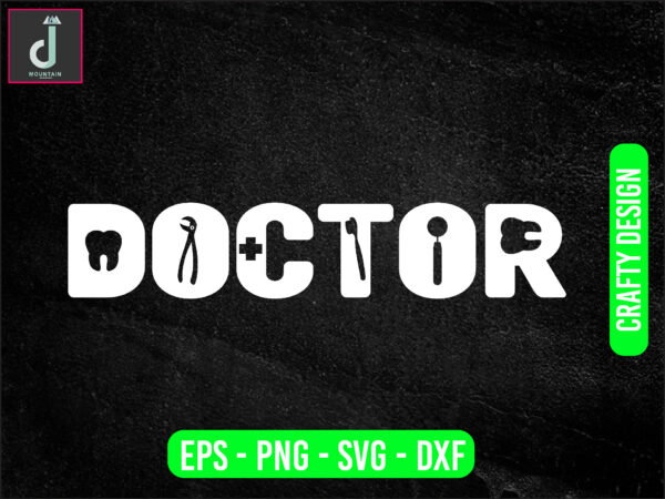 Doctor t shirt vector illustration