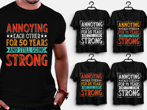 Annoying each other t-shirt design