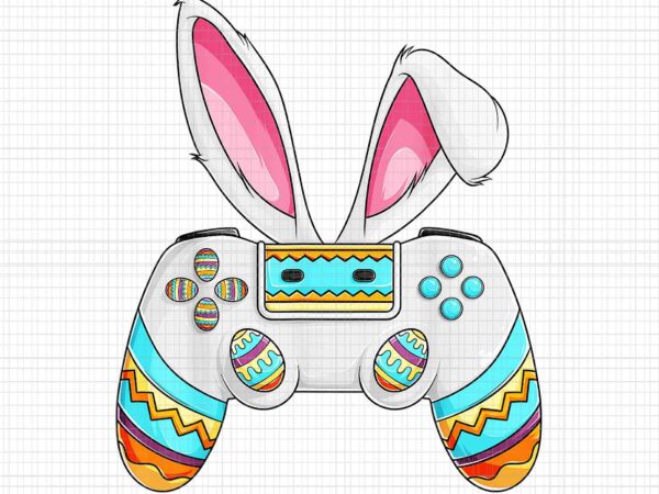 Happy easter day bunny egg game png, bunny gamer png, easter day png, rabbit game png graphic t shirt