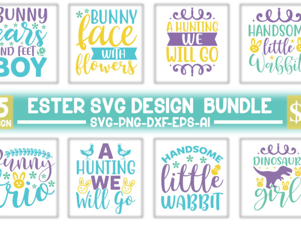 Ester svg design bundle