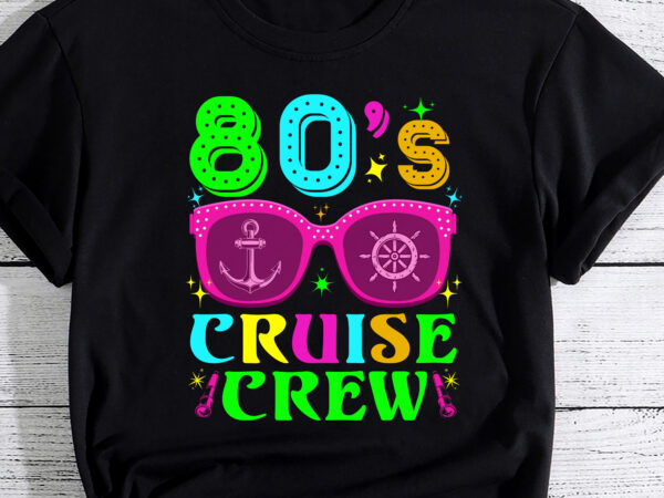 Cruising trip 1980s retro style costume 80_s cruise crew t-shirt pc