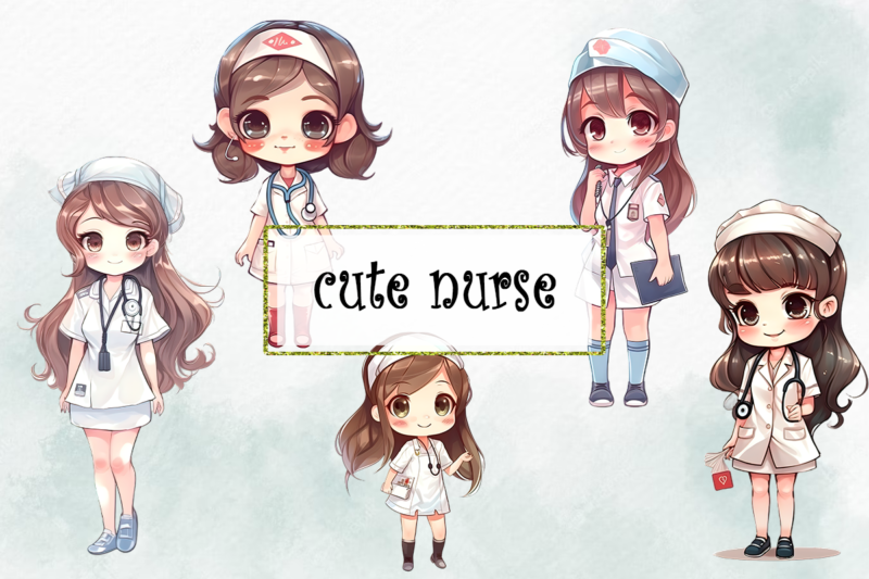 Nurse Clipart Bundle