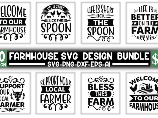 Farmhouse svg design bundle