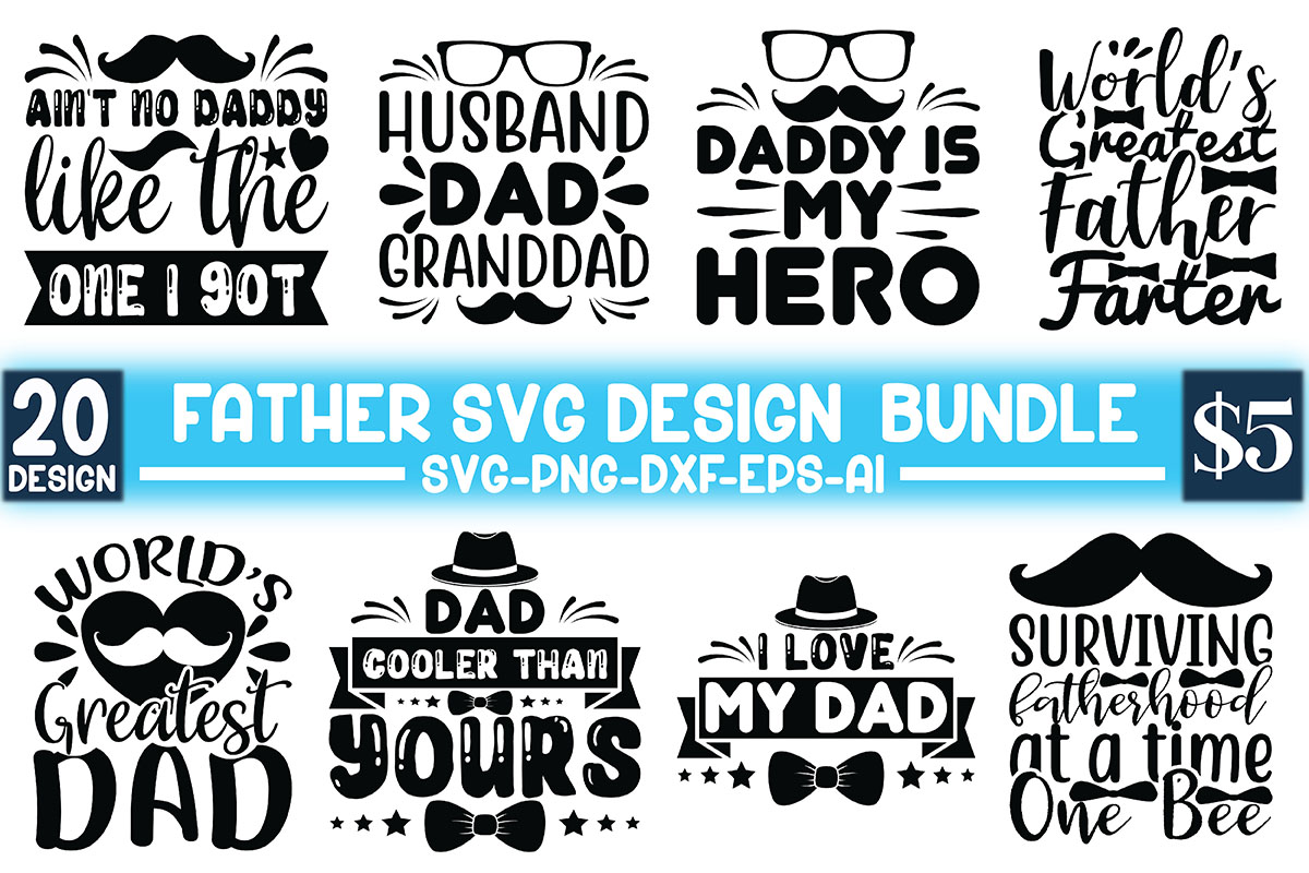 Father Svg Design Bundle - Buy t-shirt designs