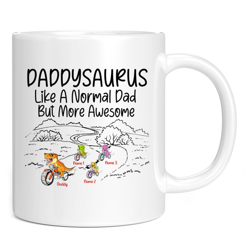 Father_s Day – Daddysaurus Like A Normal Dad But More Awesome – Personalized Father_s Day Shirt PC