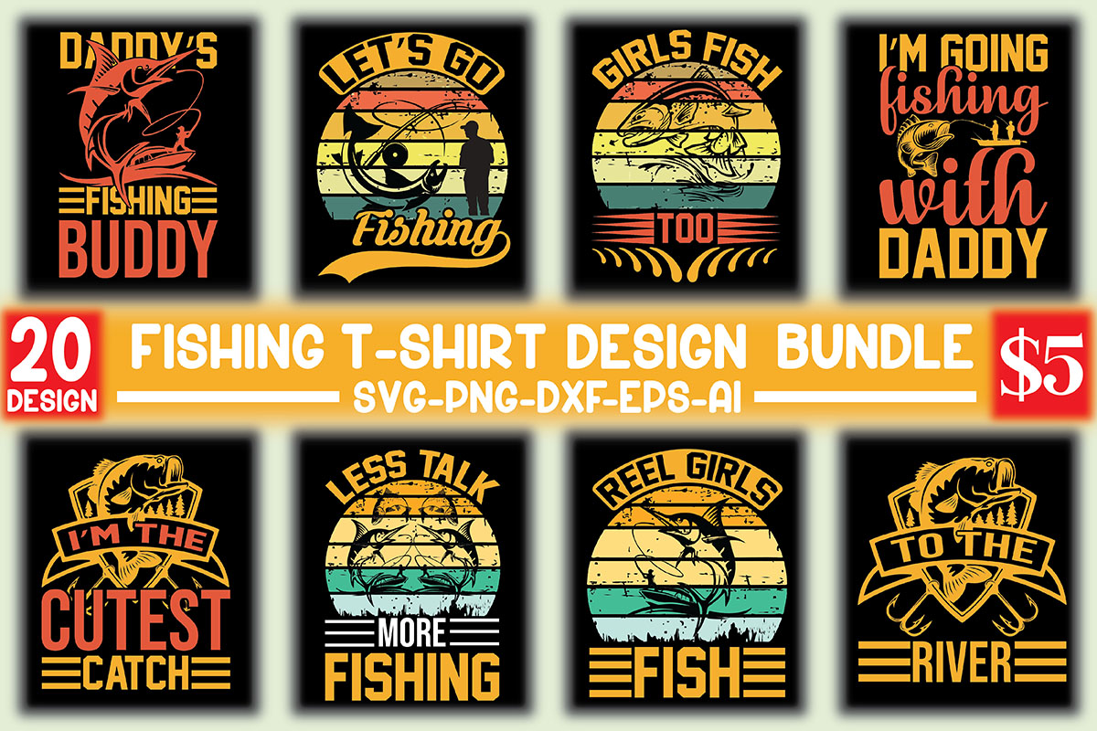 Fishing Logo  Design Bundles