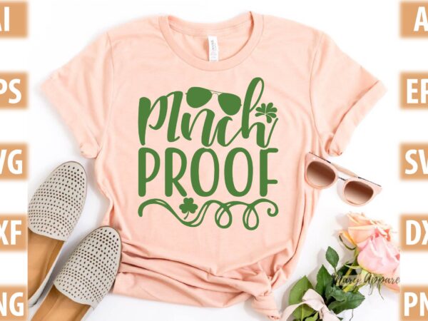 Pinch proof t shirt illustration