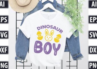 Dinosaur boy t shirt vector illustration