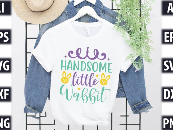 Handsome little wabbit graphic t shirt