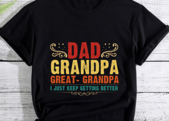 Fathers Day Gift from Grandkids Dad Grandpa Great Grandpa T-Shirt