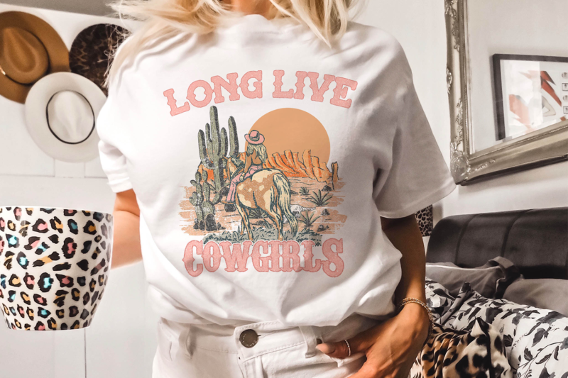 Long Live Cowgirls Tshirt Design