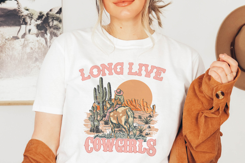 Long Live Cowgirls Tshirt Design