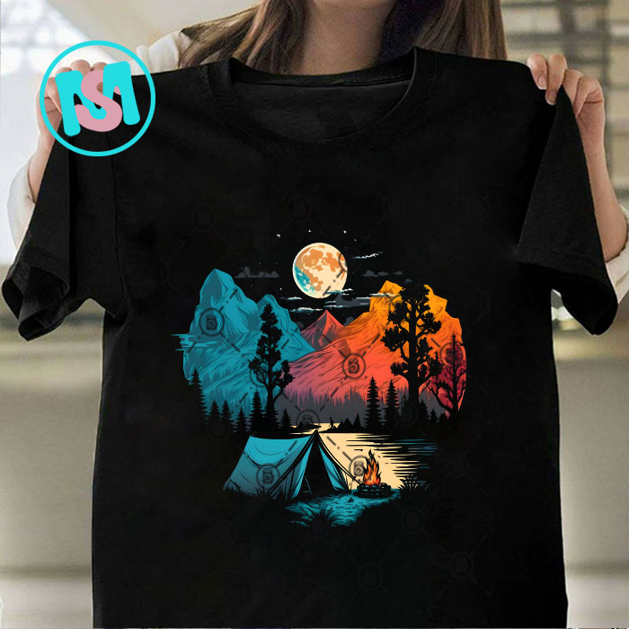 I Love Camping 20 design, Camper PNG, Mountain PNG