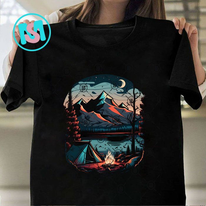 I Love Camping 20 design, Camper PNG, Mountain PNG