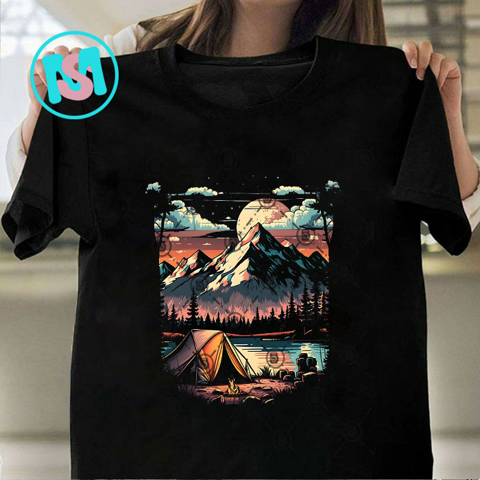 I Love Camping 20 design, Camper PNG, Mountain PNG