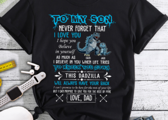 RD Dadzilla Custom Mug To My Son Never Forget That I Love You Personalized Gift For Son t shirt design online
