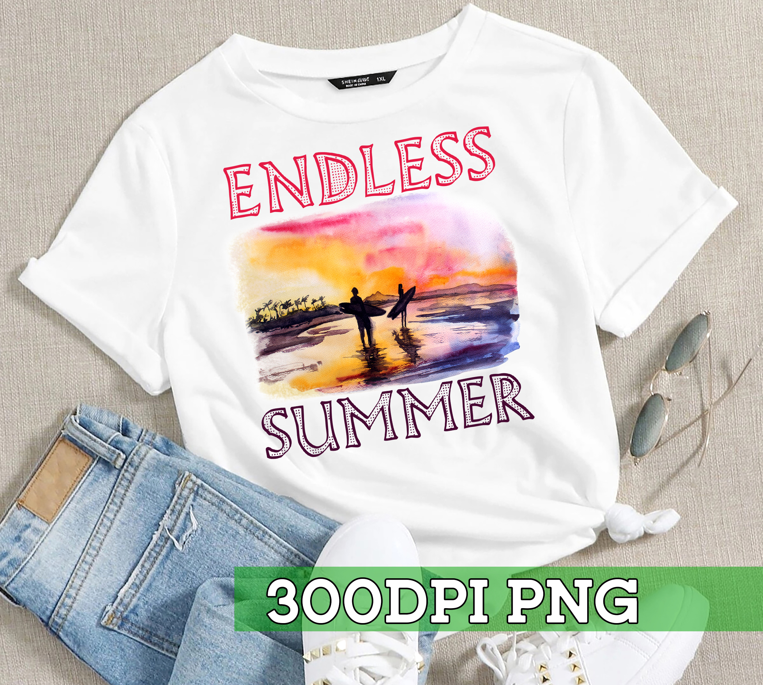 RD Endless Summer Shirt – Surfing T-Shirt – Beach Tee – Surfing in