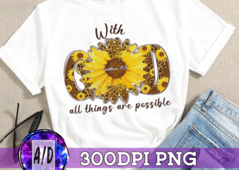 RD God Christian Sublimation Designs SunFlowers design Bible Verse PNG T Shirt Design Download PNG Files for sublimation on Cricut t-shirt-1