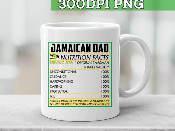 Rd jamaican dad nutrition facts t shirt design online