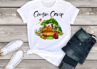 RD (ME) Cousin Camp 2023 Friends Summer Family Camping Vacation T-Shirt