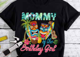 RD Mommy Of The Birthday Girl Funny Hawaii Birthday Summer T-Shirt