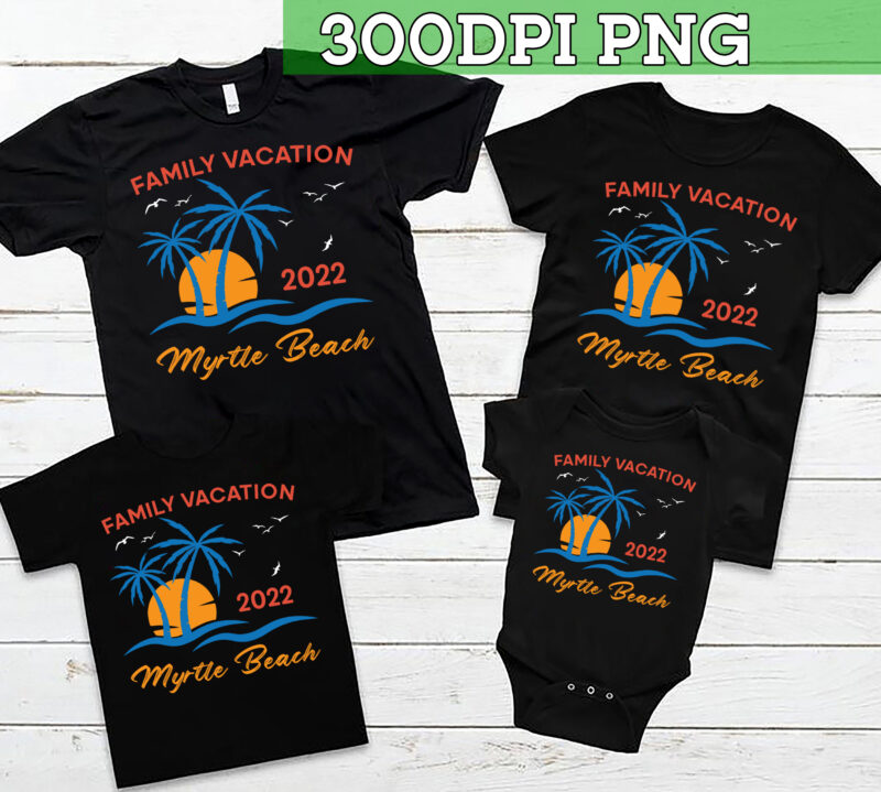 RD Myrtle Beach Family Vacation 2022 Matching Family Group Shirt