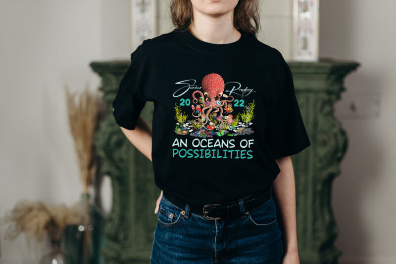 RD Oceans of Possibilities Summer Reading Prize Octopus 2023 T-Shirt