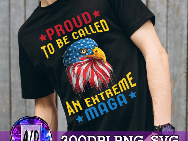 Rd proud to be called an extreme maga eagle american flag t-shirt-01