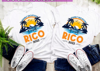 RD Puerto Rico Family Vacation 2022 Summer Trip Matching Couples Shirt