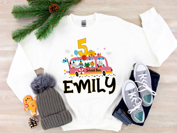 Rd school bus birthday shirt – personalized school bus raglan boy girl – kids bus birthday shirt – bus birthday graphic tee – school bus shirt