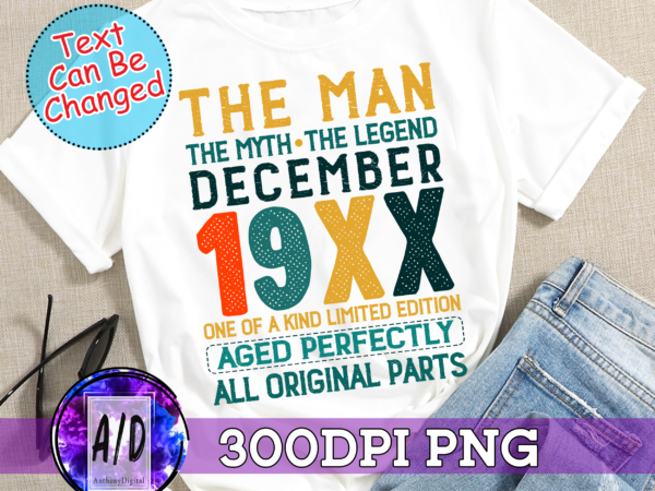 Rd the man the myth the legend – your month – your year personalized birthday tshirts