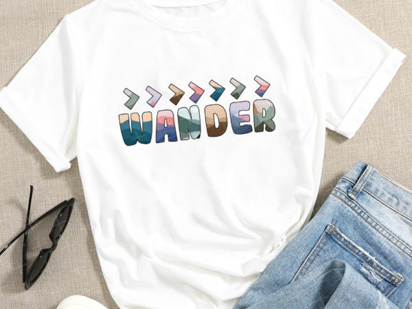 Rd wander png file, outdoorsy sublimation file t shirt design online