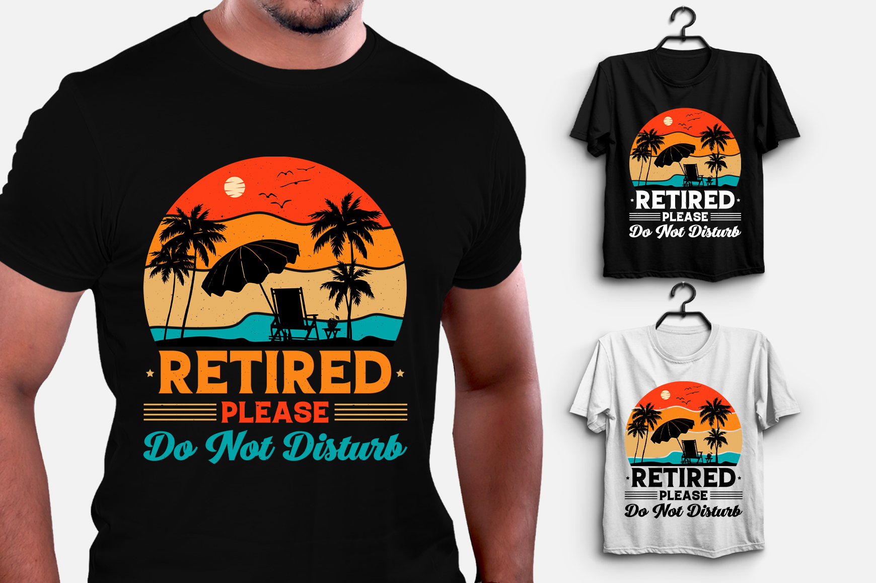 Retired Please Do Not Disturb T-Shirt Design - Buy t-shirt designs