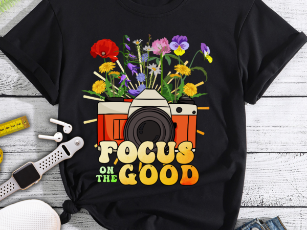 Retro sublimations, sublimation design download, positive sublimation, png, clipart, t-shirt design, wildflower, camera, focus on the good