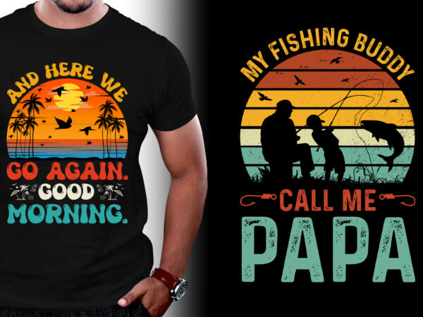 Sunset colorful t-shirt design