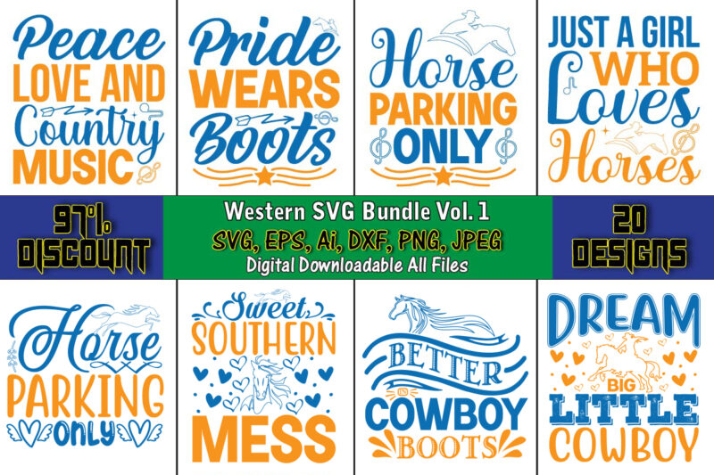 Western SVG Bundle Vol. 1, Western,Western svg,Western design,Western svg design,Western t-shirt,Western t-shirt design,Western Svg Bundle, Western quotes bundle, Howdy Svg, Cowboy Svg, Cowgirl Svg,Western svg,Country Svg,western svg Bundle, western svg