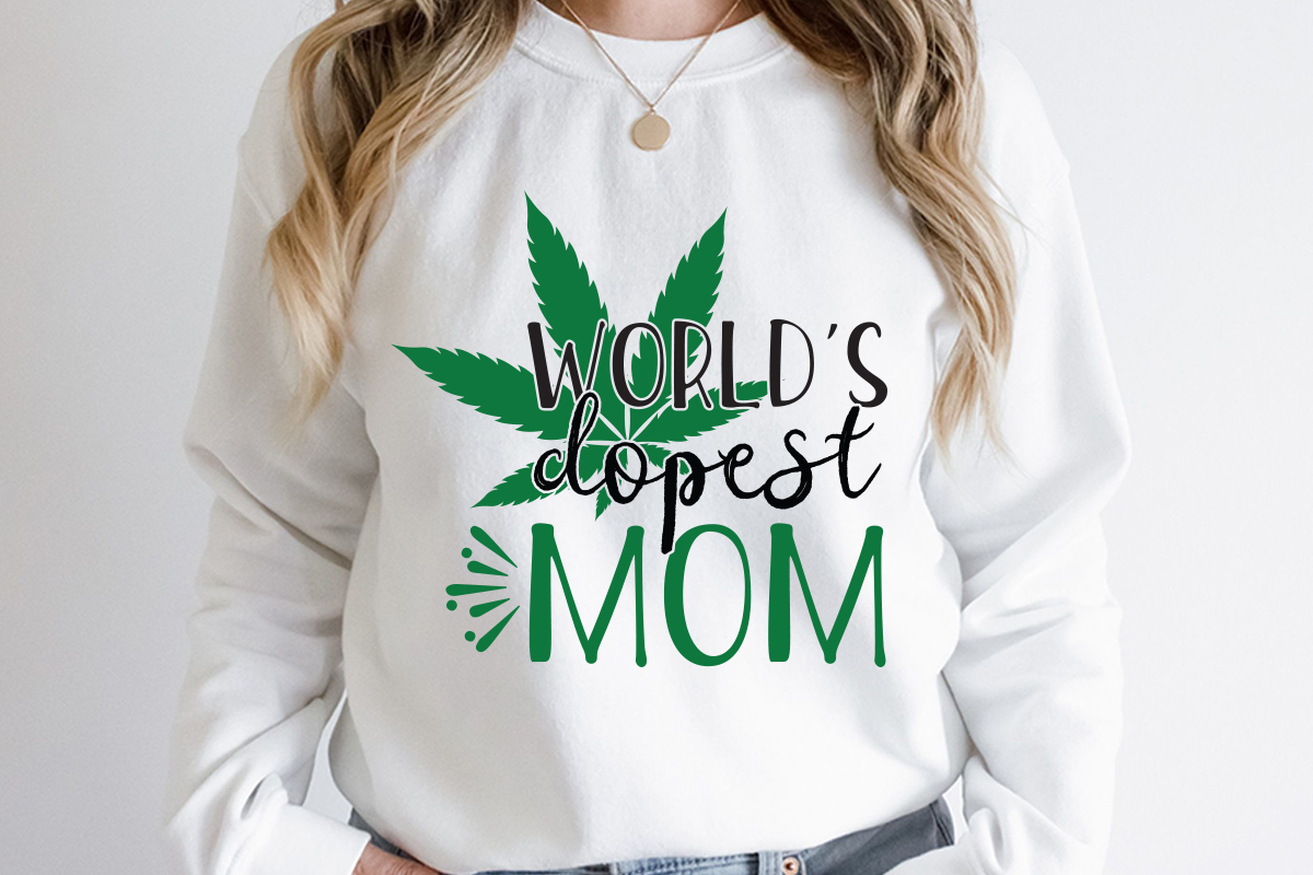 World S Dopest Mom Weed T Shirt Design Cannabis T Shirt Design Weed Svg Bundle Cannabis