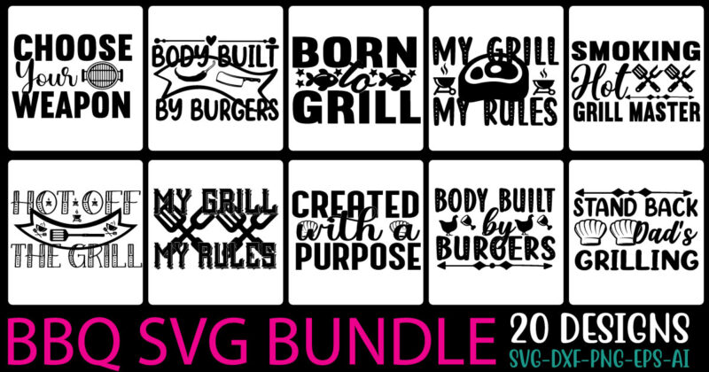 bbq svg bundle SVG Cut File