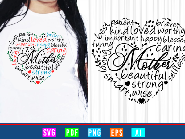 Happy Mother's Day svg vector for t-shirt - Buy t-shirt designs