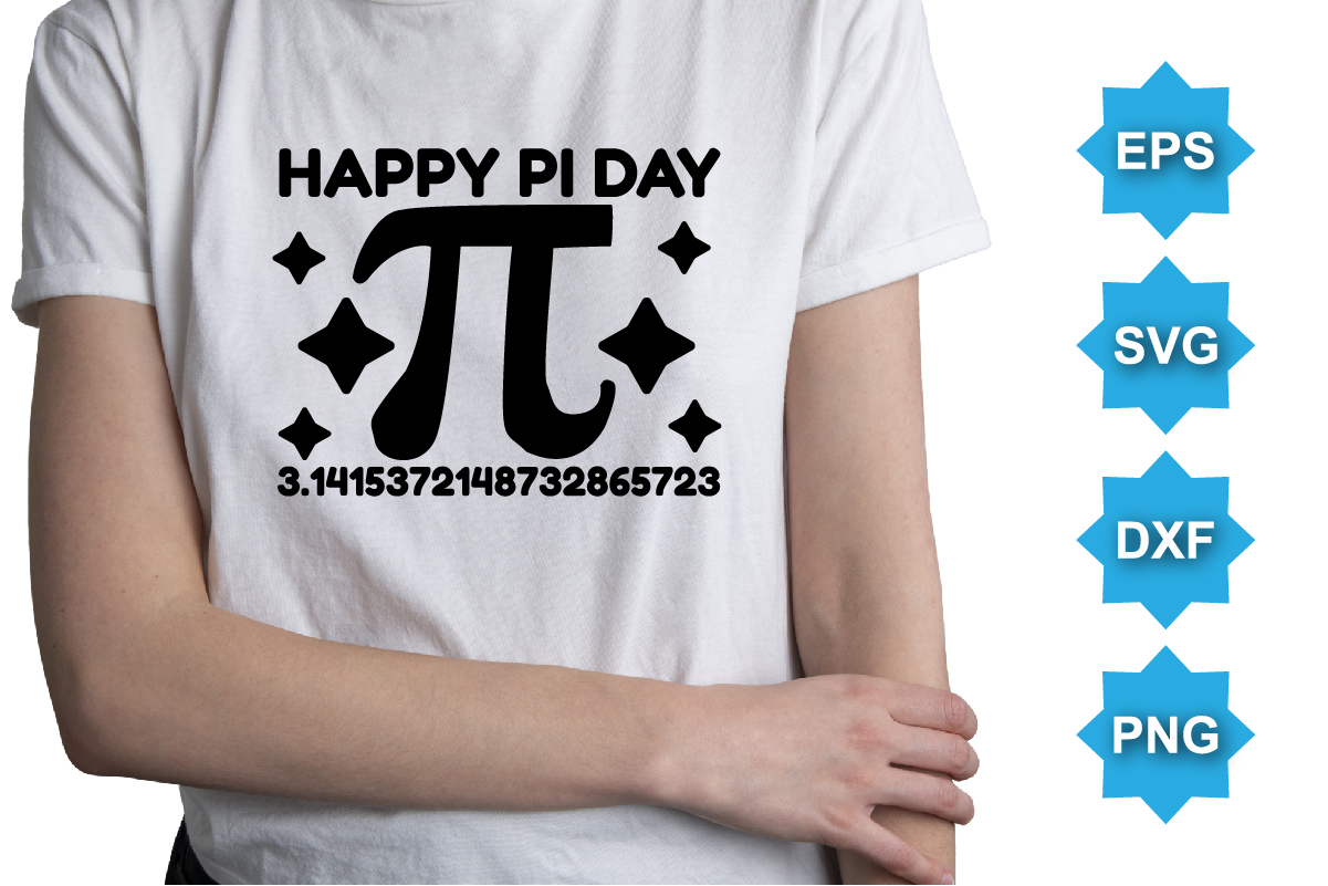 Happy Pi Day, Happy pi day shirt print template. Typography t shirt ...