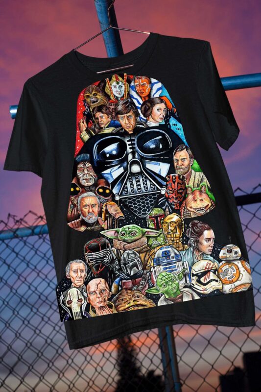 Famous Collage Epic Characters Famous Caricatures Street Wear Bundles