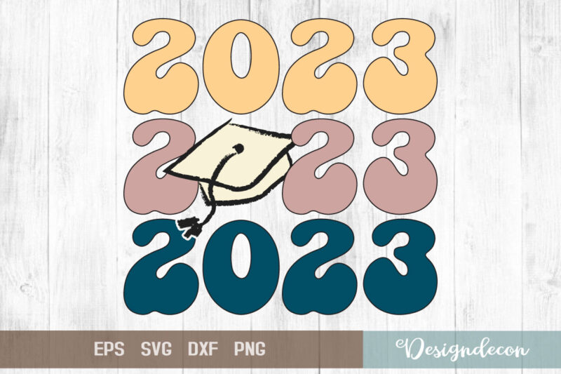 Retro groovy wavy vintage Graduation, 70's graduation, Senior 70's SVG Bundle, graduation tshirt svg, graduation sayings bundle svg, retro svg bundle, senior 2023, graduation 2023, cut files t shirt vector