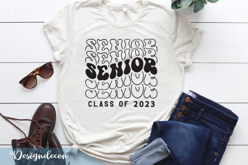 Retro groovy wavy vintage Graduation, 70's graduation, Senior 70's SVG Bundle, graduation tshirt svg, graduation sayings bundle svg, retro svg bundle, senior 2023, graduation 2023, cut files t shirt vector