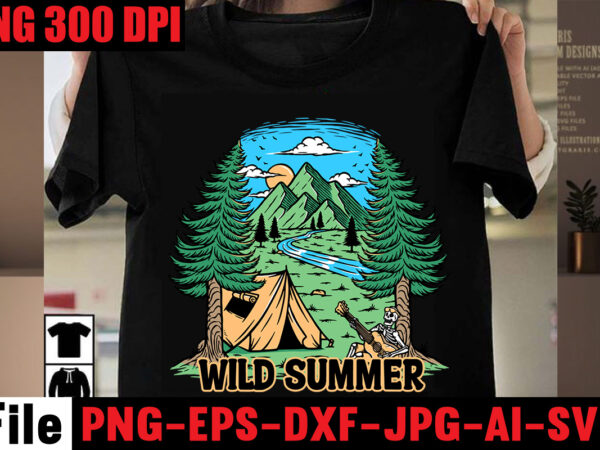 Wild summer t-shirt design,make waves t-shirt design,aloha! tagline goes here t-shirt design,designs bundle, summer designs for dark material, summer, tropic, funny summer design svg eps, png files for cutting machines