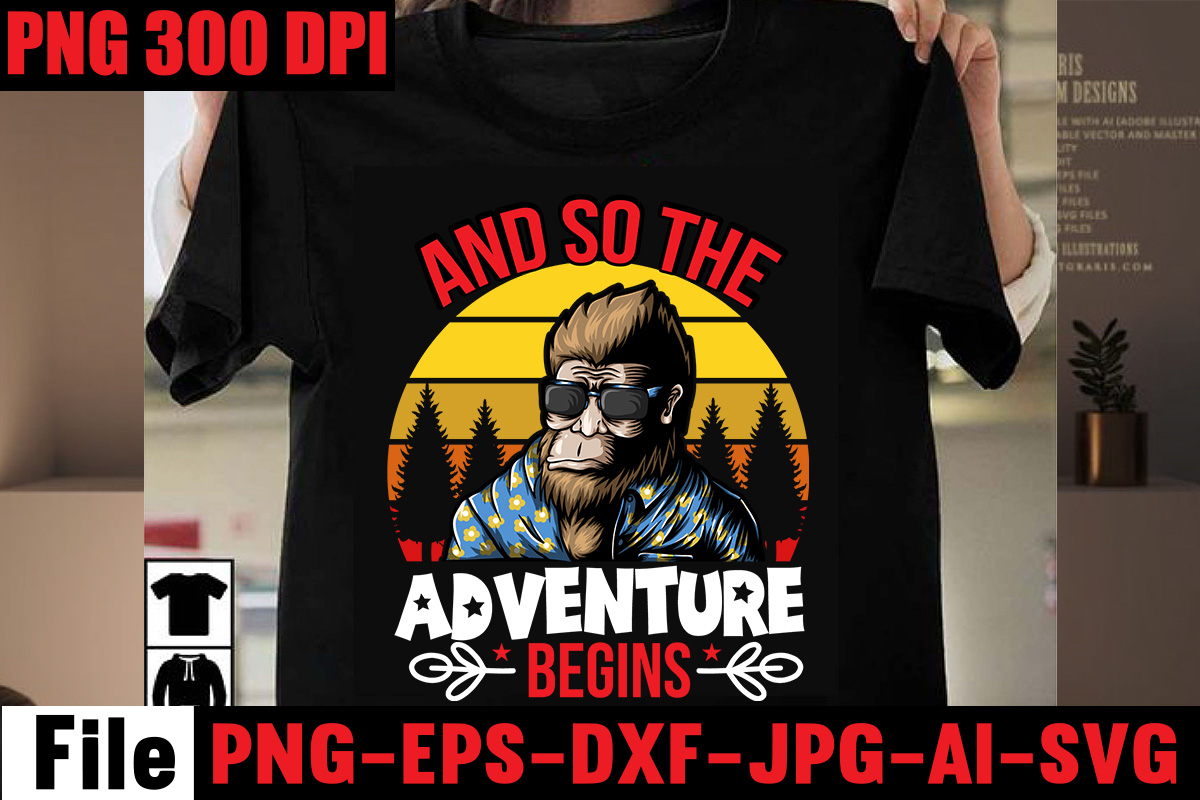 And So The Adventure Begins T-shirt Design,A New Adventure Begins T ...