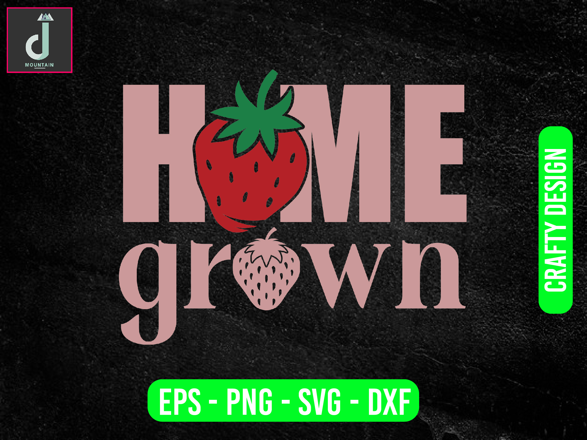 Home grown svg design, strawberry svg bundle design, cut files - Buy t ...